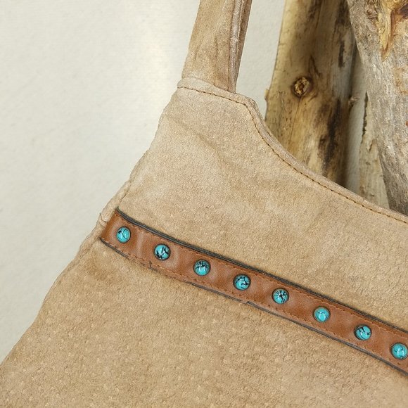 Small fringe bohemian hand bag - Picture 3 of 14